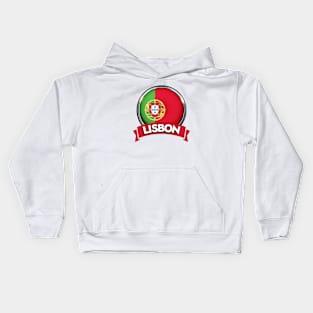 Lisbon Portugal Kids Hoodie